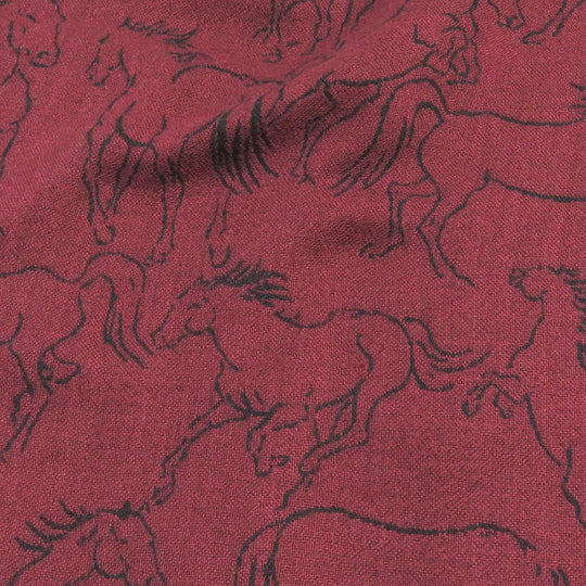 HERMES Scarf Main: 70% cashmere, Main: 30% silk Bordeaux mens Used Authentic