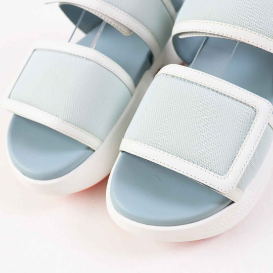 HERMES Sandals 231219Z Main: Leather Light blue white Women Size not specified Used Authentic