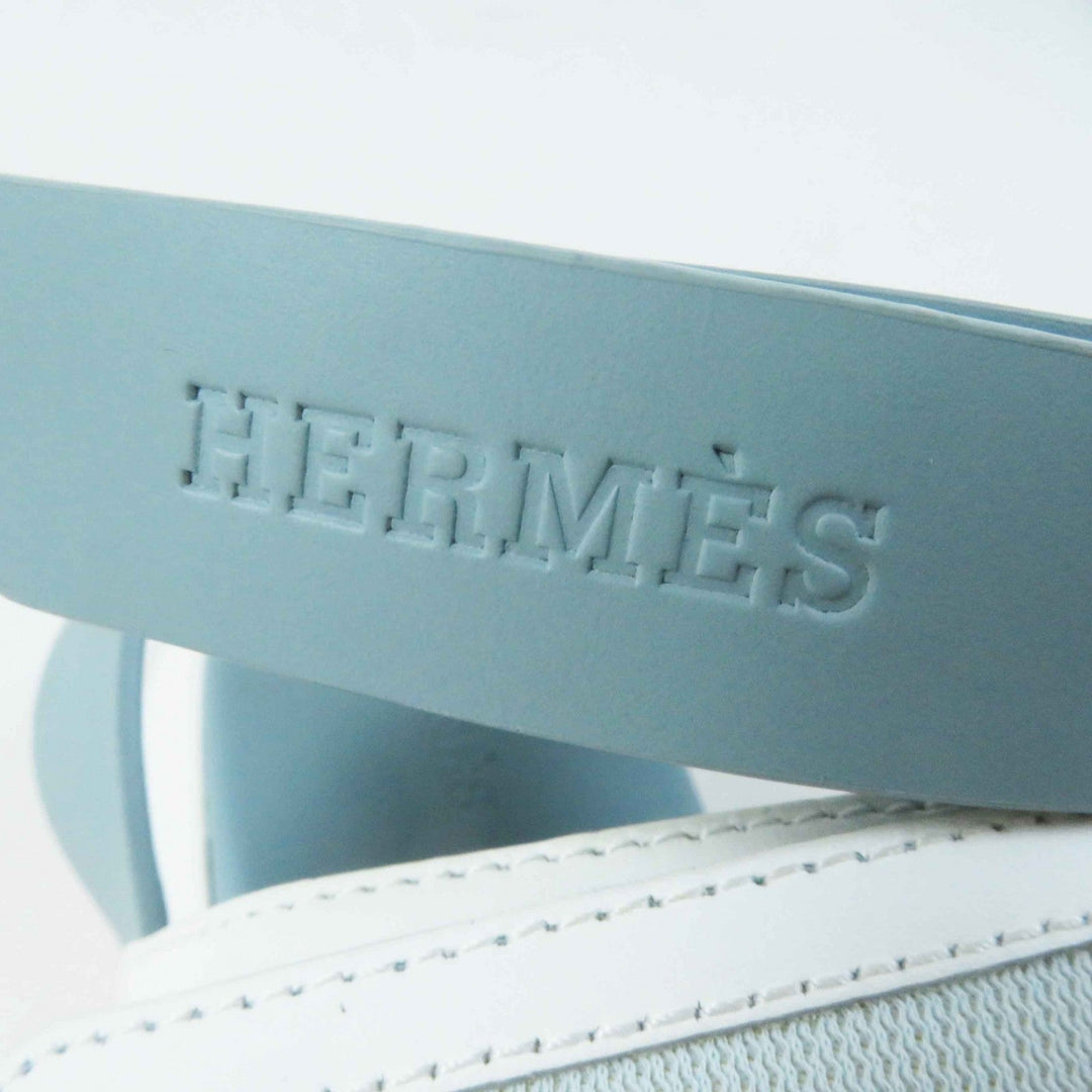 HERMES Sandals 231219Z Main: Leather Light blue white Women Size not specified Used Authentic