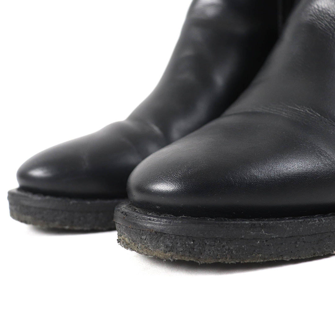 CHANEL short boots G31204 Main: Leather black Women 36 Used Authentic
