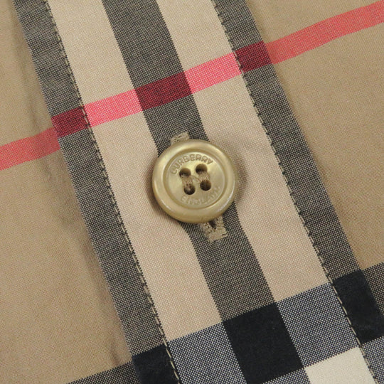 BURBERRY Long sleeve shirt 8020863 Main: 100% cotton beige mens M Used Authentic