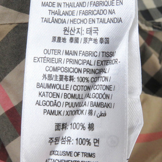 BURBERRY Long sleeve shirt 8020863 Main: 100% cotton beige mens M Used Authentic