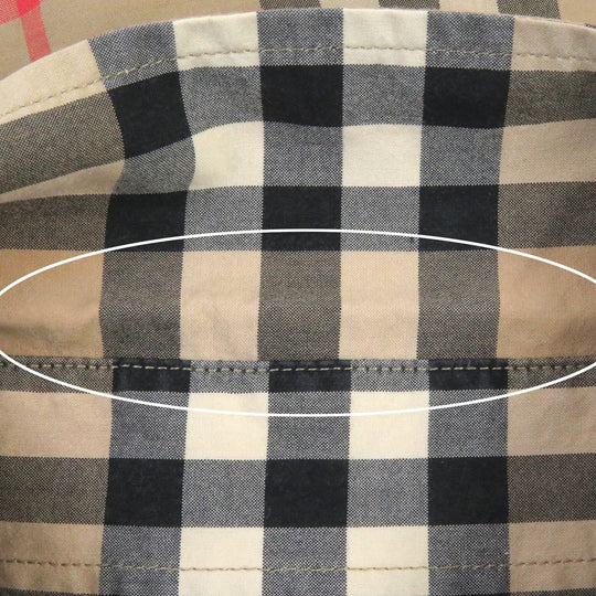 BURBERRY Long sleeve shirt 8020863 Main: 100% cotton beige mens M Used Authentic