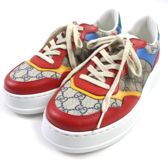 GUCCI Low cut sneakers 726828 Main: PVC, Main: Leather Multi mens 6 Used Authentic