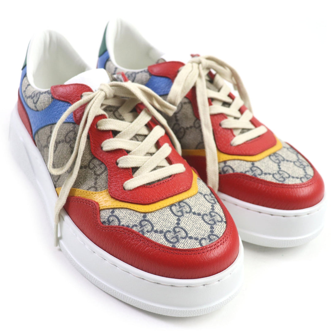 GUCCI Low cut sneakers 726828 Main: PVC, Main: Leather Multi mens 6 Used Authentic