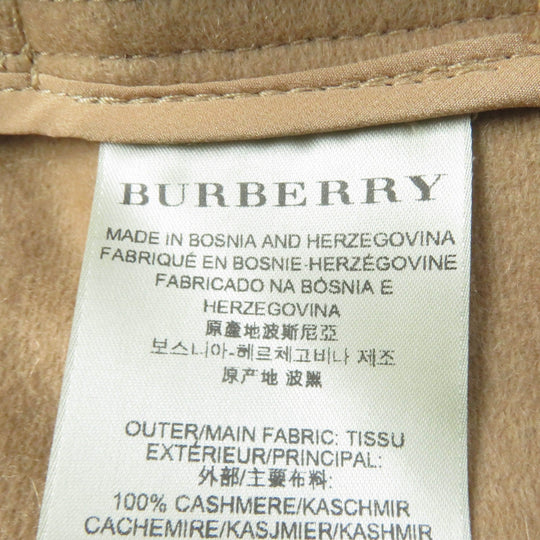 BURBERRY LONDON trench coat Main: 100% cashmere, Part: 66% wool, Part: 22% nylon, Part: 12% cashmere, Sleeve lining: 100% viscose (rayon) Brown SANDRINGHAM Sandringham Women 36 Used Authentic