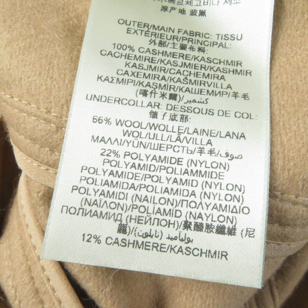 BURBERRY LONDON trench coat Main: 100% cashmere, Part: 66% wool, Part: 22% nylon, Part: 12% cashmere, Sleeve lining: 100% viscose (rayon) Brown SANDRINGHAM Sandringham Women 36 Used Authentic