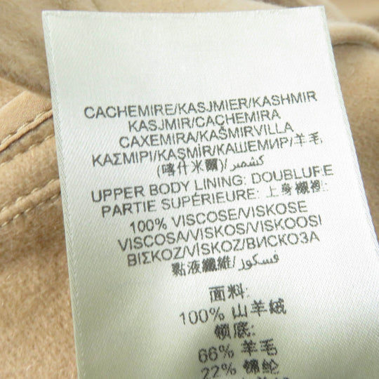 BURBERRY LONDON trench coat Main: 100% cashmere, Part: 66% wool, Part: 22% nylon, Part: 12% cashmere, Sleeve lining: 100% viscose (rayon) Brown SANDRINGHAM Sandringham Women 36 Used Authentic