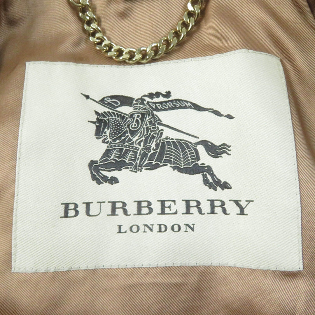 BURBERRY LONDON trench coat Main: 100% cashmere, Part: 66% wool, Part: 22% nylon, Part: 12% cashmere, Sleeve lining: 100% viscose (rayon) Brown SANDRINGHAM Sandringham Women 36 Used Authentic