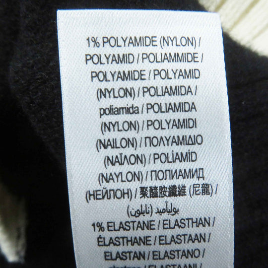 BURBERRY poncho 8031544 Outer material: 70% wool, Outer material: 28% cashmere, Outer material: 1% polyamide (nylon) Black White Women ONE SIZE Used Authentic