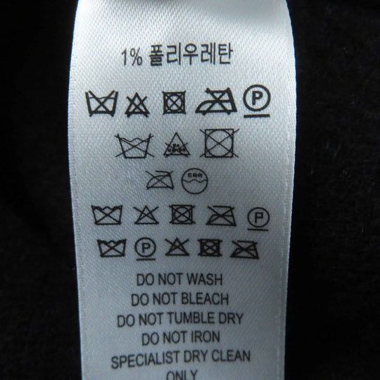 BURBERRY poncho 8031544 Outer material: 70% wool, Outer material: 28% cashmere, Outer material: 1% polyamide (nylon) Black White Women ONE SIZE Used Authentic