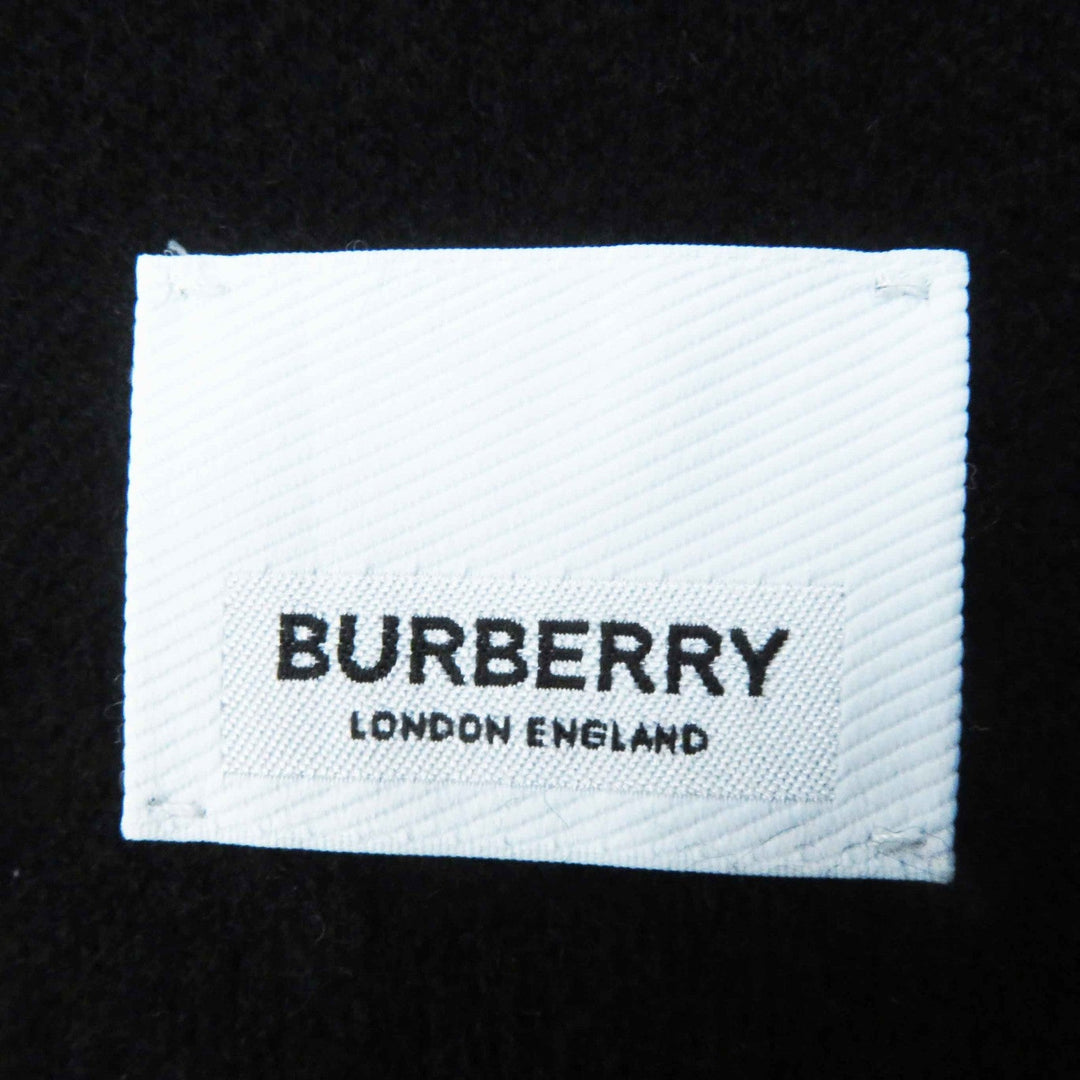 BURBERRY poncho 8031544 Outer material: 70% wool, Outer material: 28% cashmere, Outer material: 1% polyamide (nylon) Black White Women ONE SIZE Used Authentic