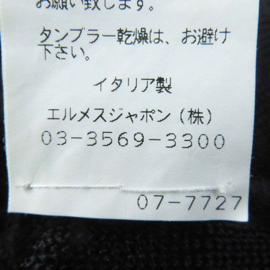 HERMES one piece Outer material: 100% camel, Outer material: 100% rayon black Women 38 Used Authentic