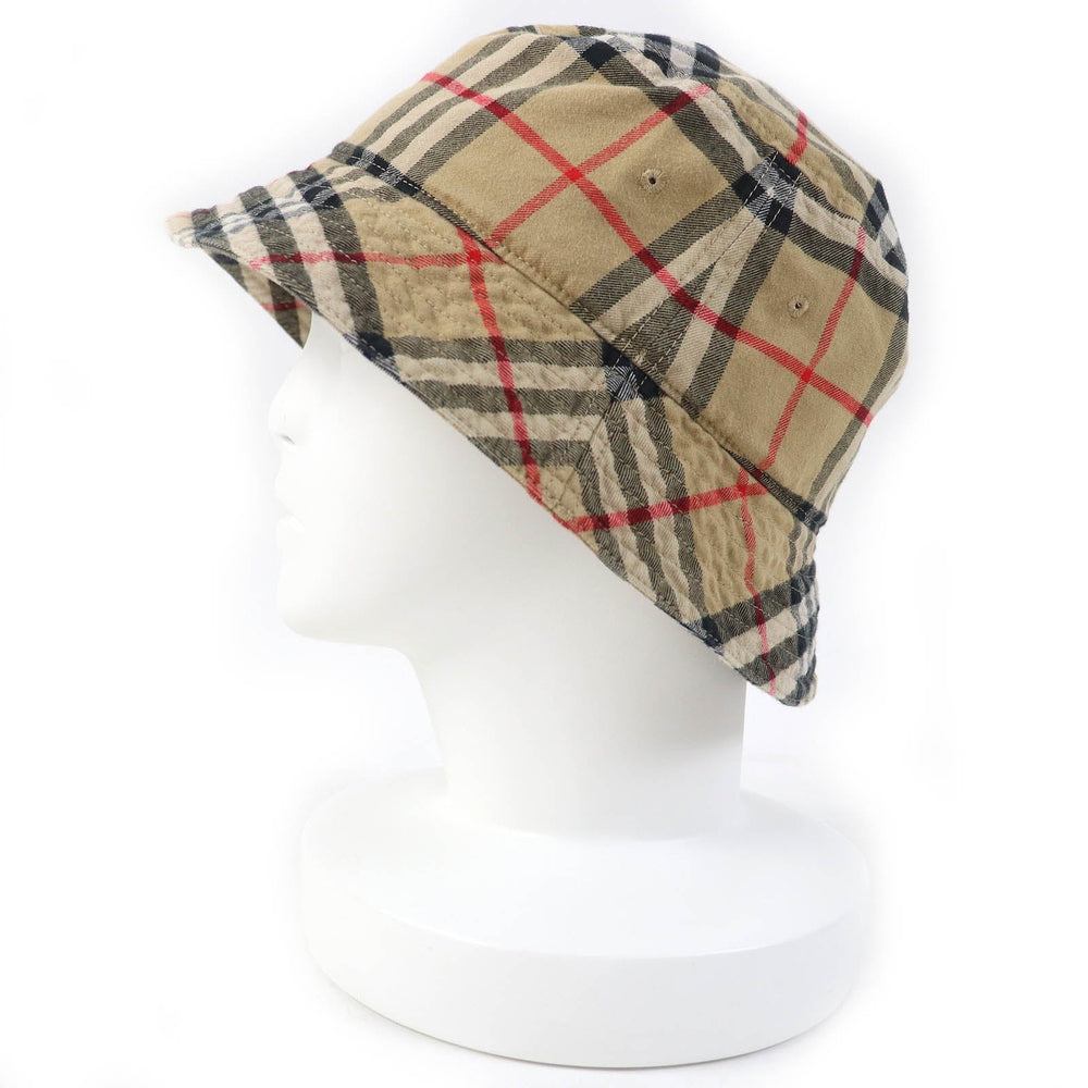 BURBERRY hat 8075657 Main: 100% cotton Beige type mens M Used Authentic