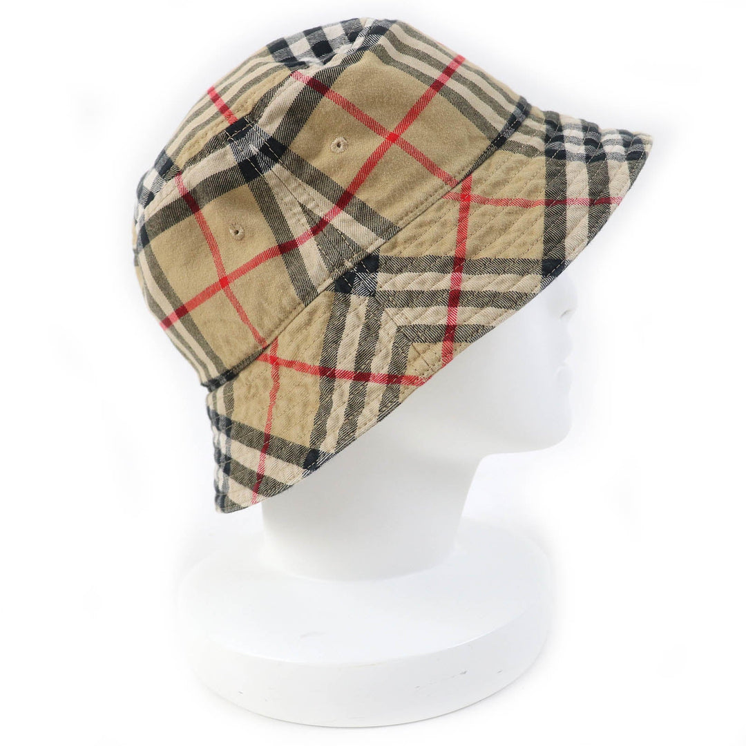 BURBERRY hat 8075657 Main: 100% cotton Beige type mens XL Used Authentic