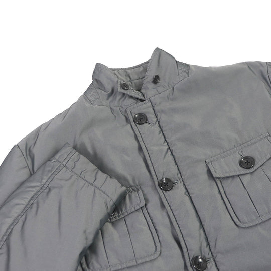 BURBERRY LONDON Bomber jacket Main: 100% polyester gray mens M Used Authentic