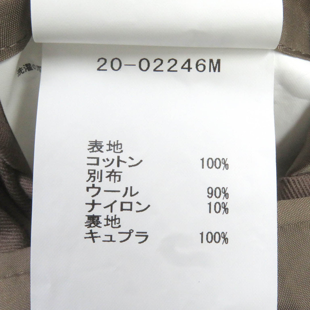 Sacai coat 20-02246M Outer: 100% cotton, Lining: Cupra, Part: 90% wool, Part: 10% nylon Brown mens 2 Used Authentic