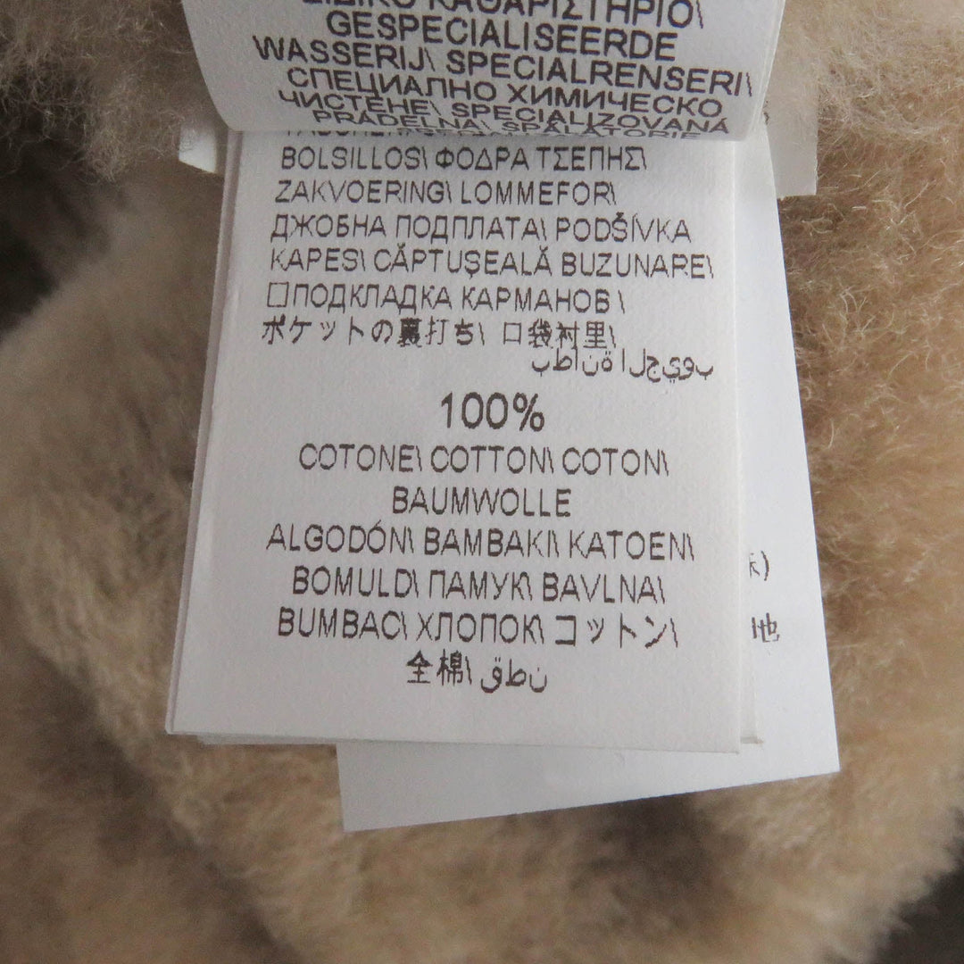 Brunello Cucinelli Mouton coat MPMSC1651 Main: 100% mouton, part: 100% cotton beige mens L Used Authentic