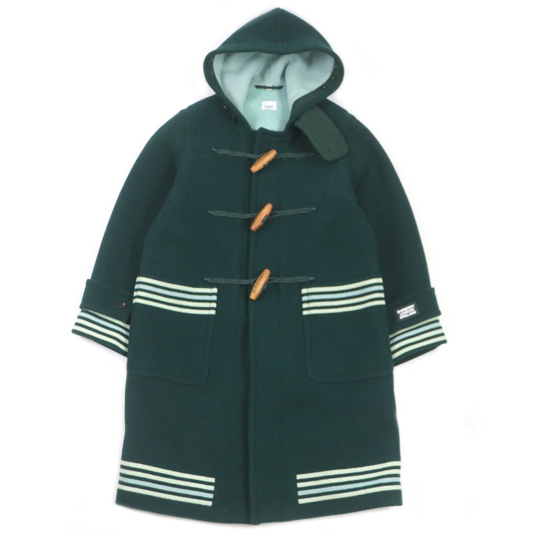 BURBERRY Duffel coat 4558899 Main: 100% wool green mens 46 Used Authentic
