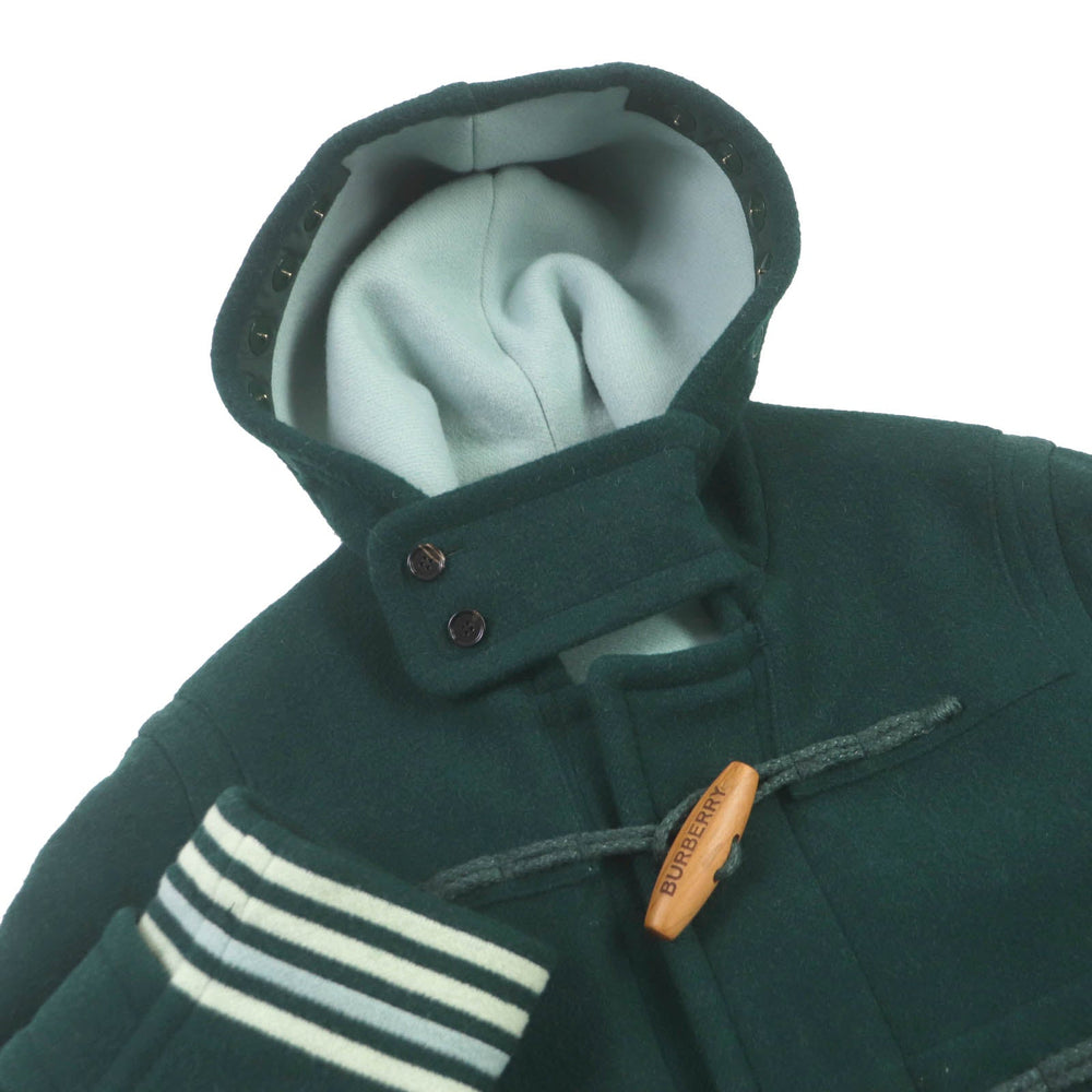 BURBERRY Duffel coat 4558899 Main: 100% wool green mens 46 Used Authentic