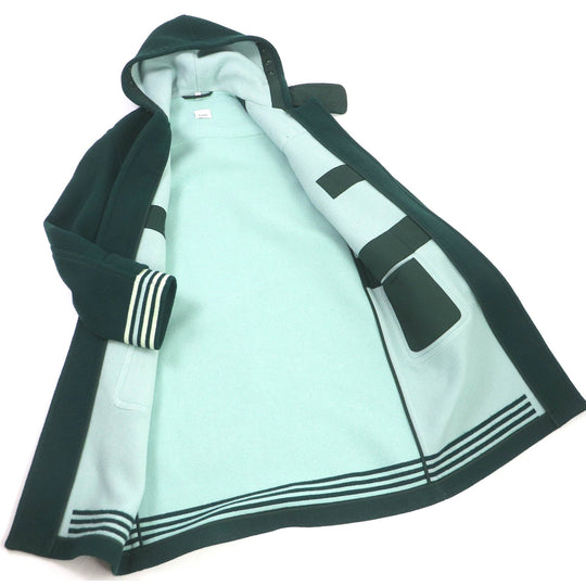 BURBERRY Duffel coat 4558899 Main: 100% wool green mens 46 Used Authentic