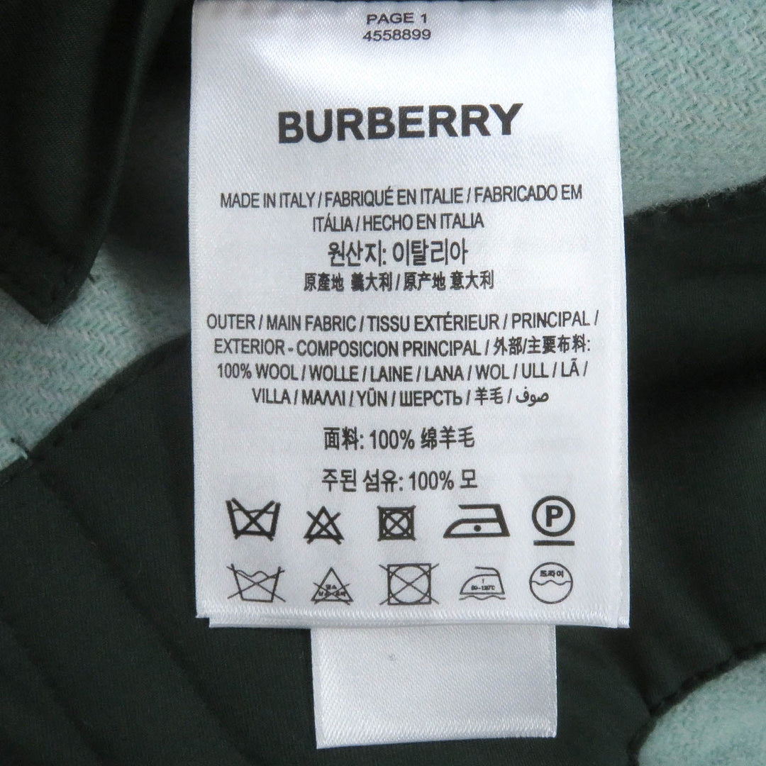 BURBERRY Duffel coat 4558899 Main: 100% wool green mens 46 Used Authentic