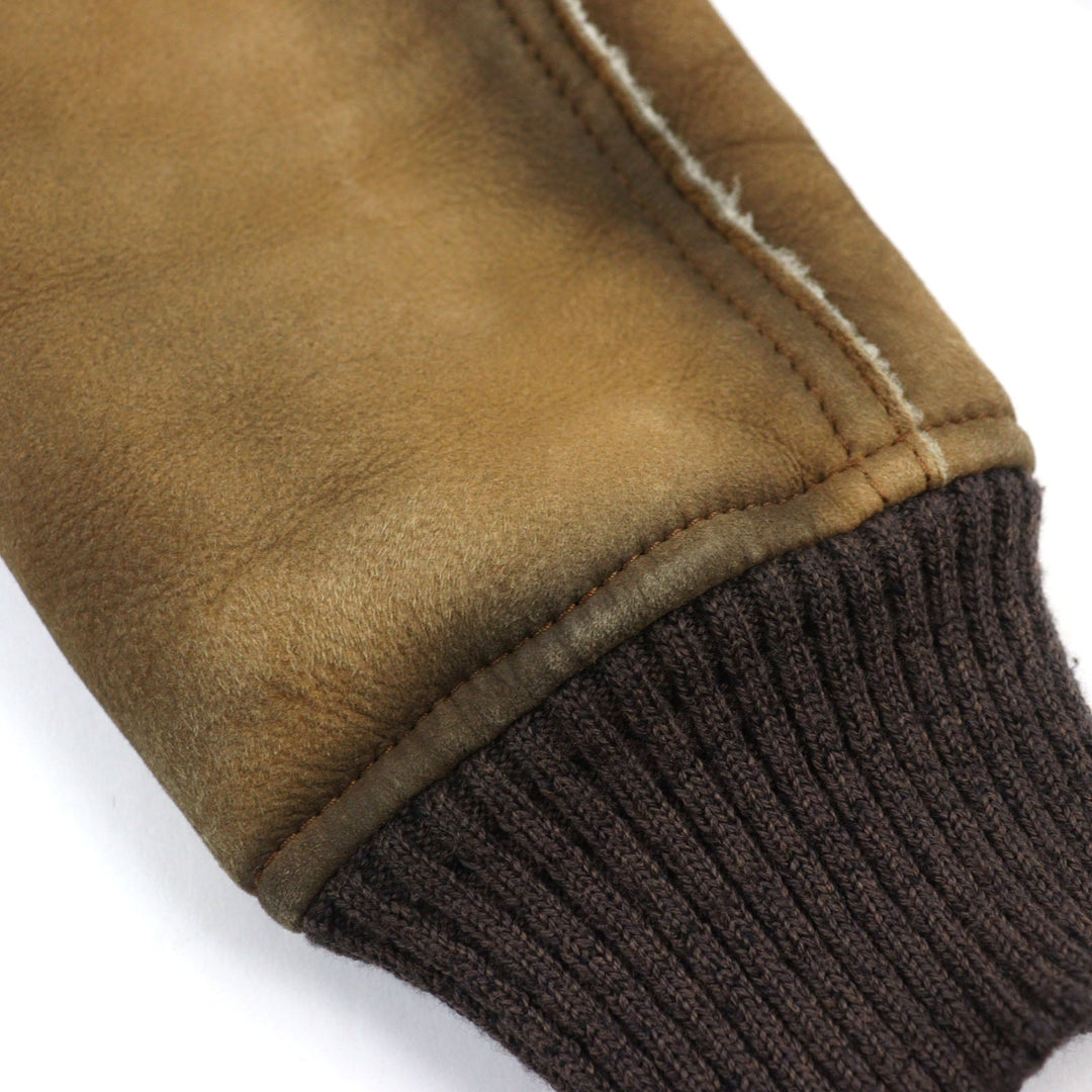 DOLCE&GABBANA Jacket G9X73G/G7NB5 Main: 100% sheepskin, Fur: 100% coyote light brown mens 46 Used Authentic