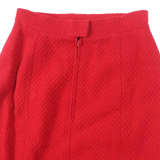 CHANEL setup 20450 Outer: 99% wool, Outer: 1% Lycra, Lining: 100% silk Red Women 38 Used Authentic