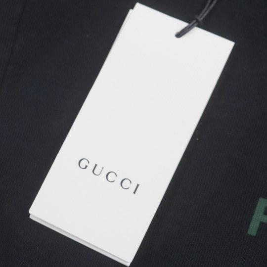 GUCCI Hoodie 475374 Main: 100% cotton black MANIFESTO mens S Used Authentic