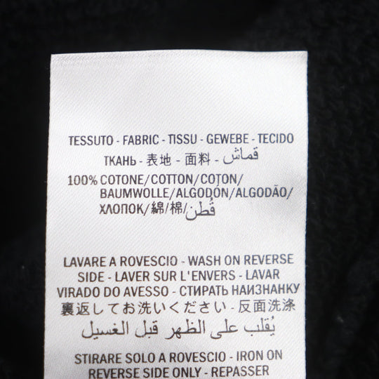 GUCCI Hoodie 475374 Main: 100% cotton black MANIFESTO mens S Used Authentic