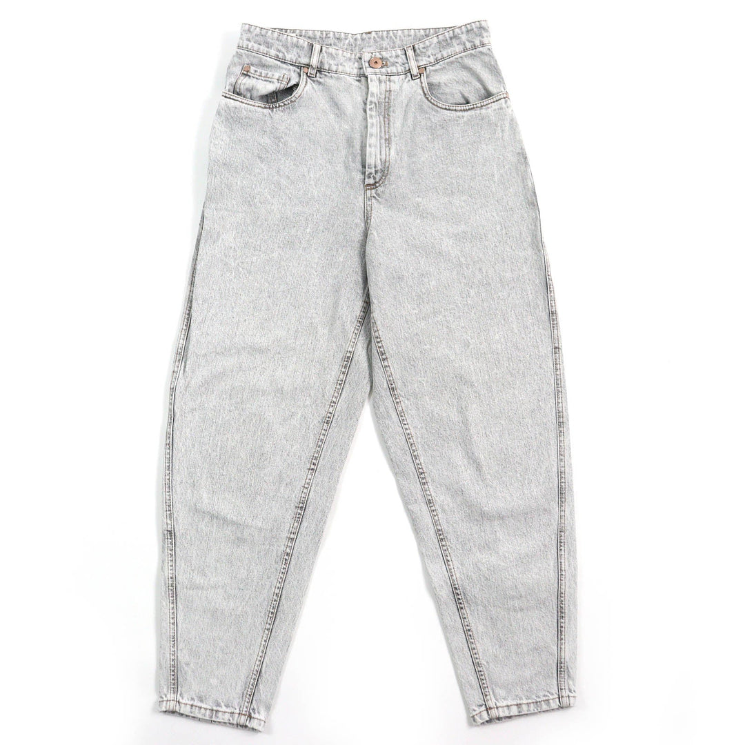 Brunello Cucinelli Denim pants cotton gray Women 40 Used Authentic