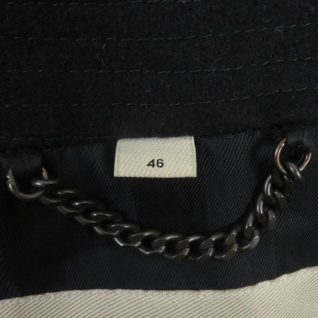 BURBERRY LONDON trench coat 387791 Outer: 80% virgin wool, Outer: 20% cashmere, Lining: 100% rayon, Part: 55% acetate, Part: 45% rayon black mens 46 Used Authentic