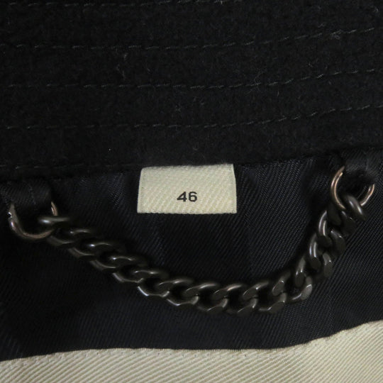 BURBERRY LONDON trench coat 387791 Outer: 80% virgin wool, Outer: 20% cashmere, Lining: 100% rayon, Part: 55% acetate, Part: 45% rayon black mens 46 Used Authentic