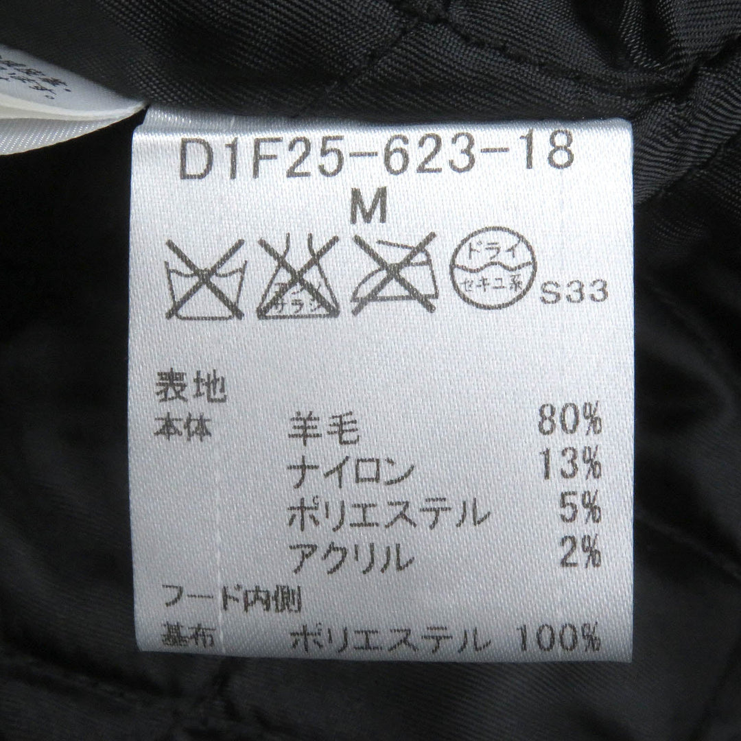 BURBERRY BLACK LABEL Duffel coat Outer material: 80% wool, Outer material: 13% nylon, Outer material: 5% polyester, Outer material: 2% acrylic, Lining: 100% polyester Red black mens M Used Authentic