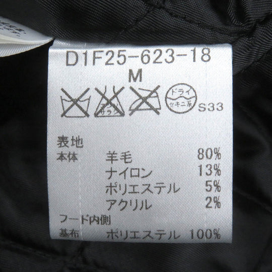 BURBERRY BLACK LABEL Duffel coat Outer material: 80% wool, Outer material: 13% nylon, Outer material: 5% polyester, Outer material: 2% acrylic, Lining: 100% polyester Red black mens M Used Authentic