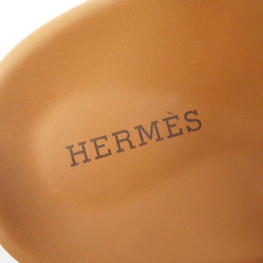 HERMES Sandals Main: Leather Brown extra Women 35 Used Authentic