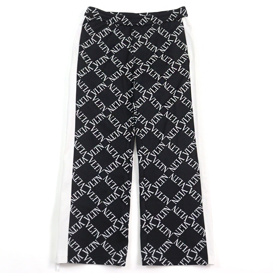 VALENTINO Pants RV0MD01BTPB Outer material: 56% nylon, Outer material: 44% cotton, Part: 100% cotton Black White mens S Used Authentic