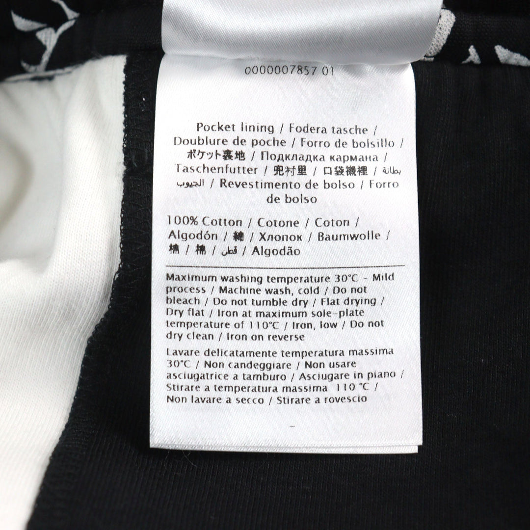 VALENTINO Pants RV0MD01BTPB Outer material: 56% nylon, Outer material: 44% cotton, Part: 100% cotton Black White mens S Used Authentic