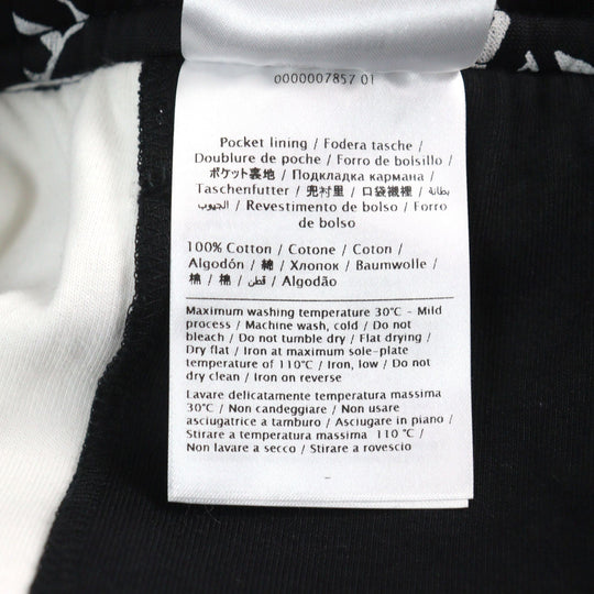 VALENTINO Pants RV0MD01BTPB Outer material: 56% nylon, Outer material: 44% cotton, Part: 100% cotton Black White mens S Used Authentic