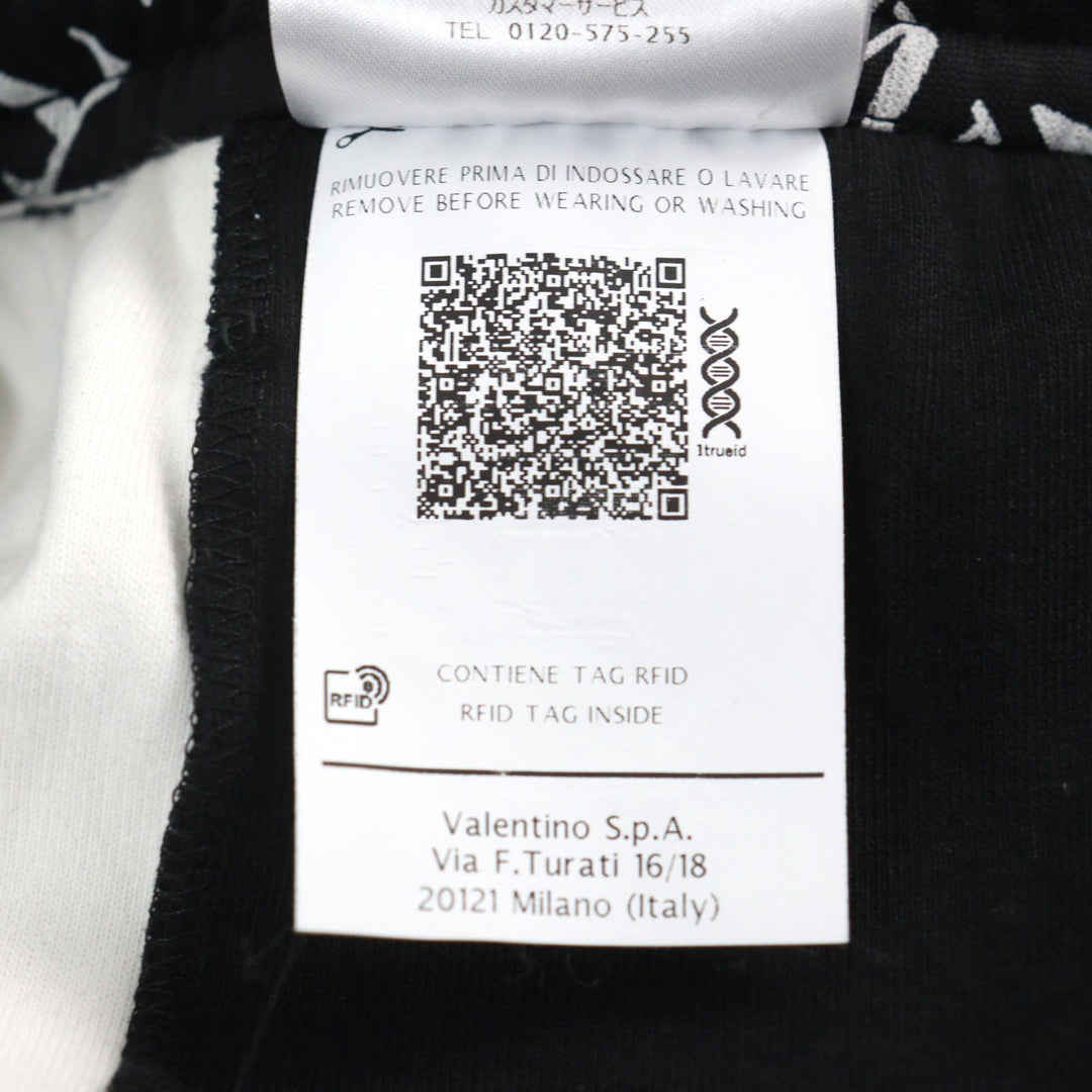 VALENTINO Pants RV0MD01BTPB Outer material: 56% nylon, Outer material: 44% cotton, Part: 100% cotton Black White mens S Used Authentic