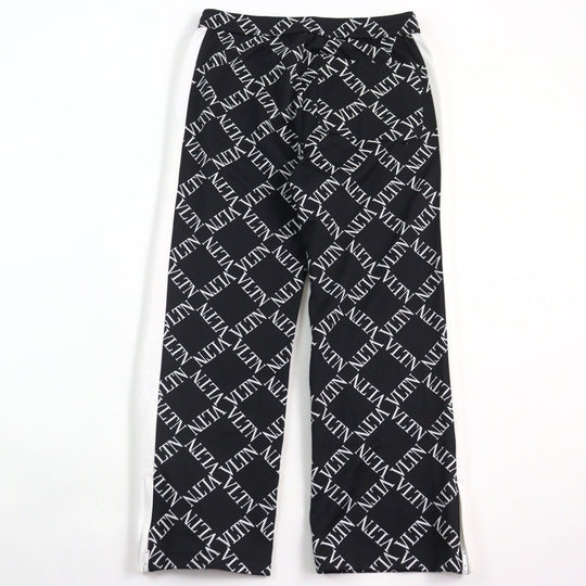 VALENTINO Pants RV0MD01BTPB Outer material: 56% nylon, Outer material: 44% cotton, Part: 100% cotton Black White mens S Used Authentic