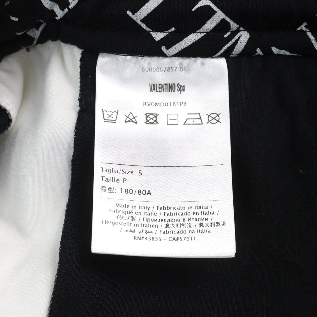 VALENTINO Pants RV0MD01BTPB Outer material: 56% nylon, Outer material: 44% cotton, Part: 100% cotton Black White mens S Used Authentic