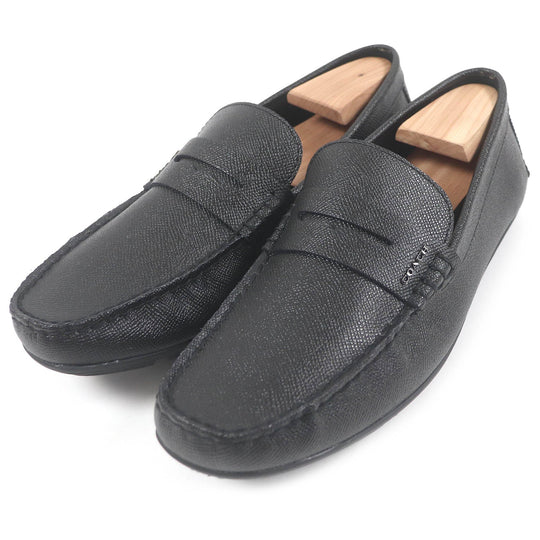 COACH loafers FG2386 Main: Leather black mens 41 Used Authentic