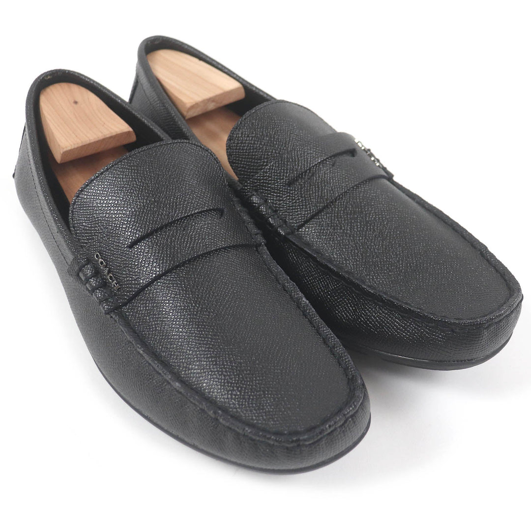 COACH loafers FG2386 Main: Leather black mens 41 Used Authentic