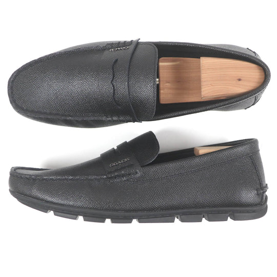 COACH loafers FG2386 Main: Leather black mens 41 Used Authentic