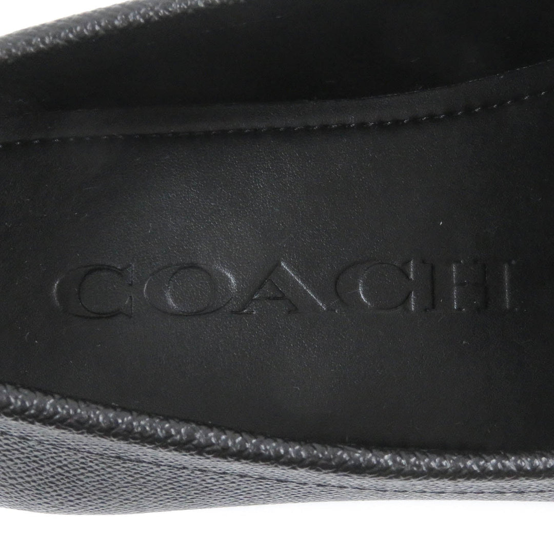 COACH loafers FG2386 Main: Leather black mens 41 Used Authentic