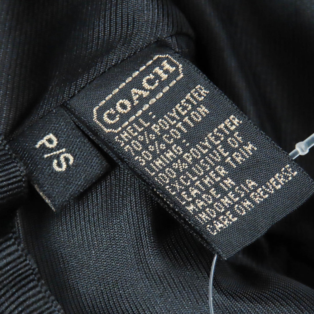 COACH hat 2793 Outer: 70% polyester, Outer: 30% cotton, Lining: 100% polyester Black Grey Women Used Authentic