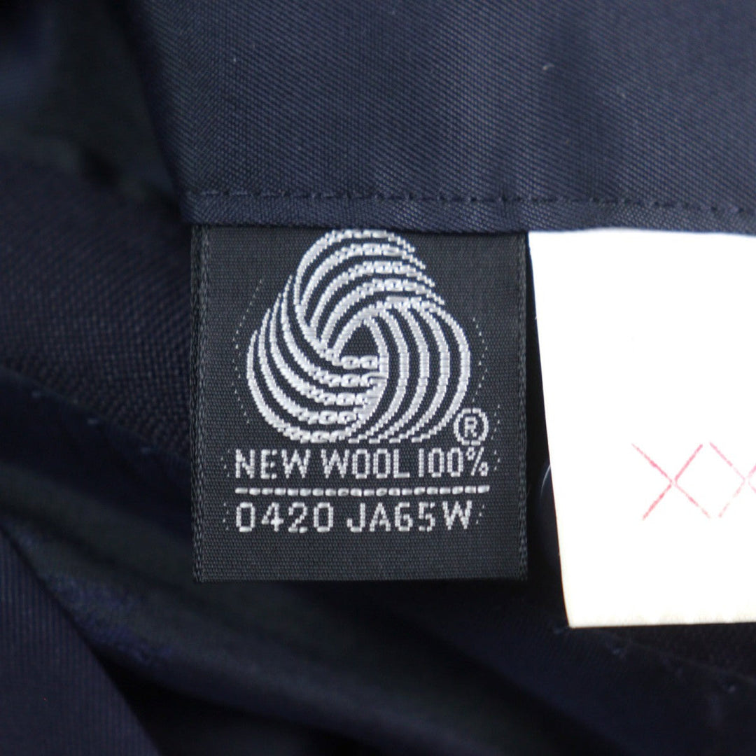 BURBERRY blazer WM121-600-29 wool Navy mens Used Authentic