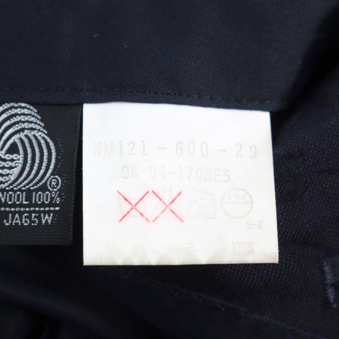 BURBERRY blazer WM121-600-29 wool Navy mens Used Authentic