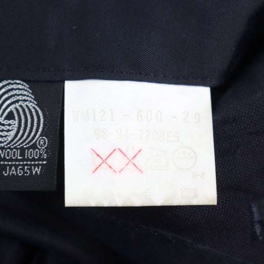 BURBERRY blazer WM121-600-29 wool Navy mens Used Authentic